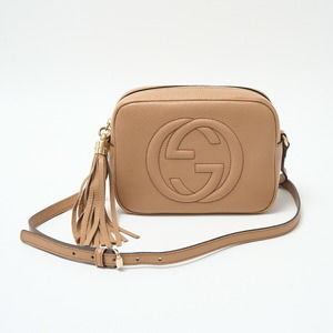 Gucci Soho Disco Bag Leather Beige